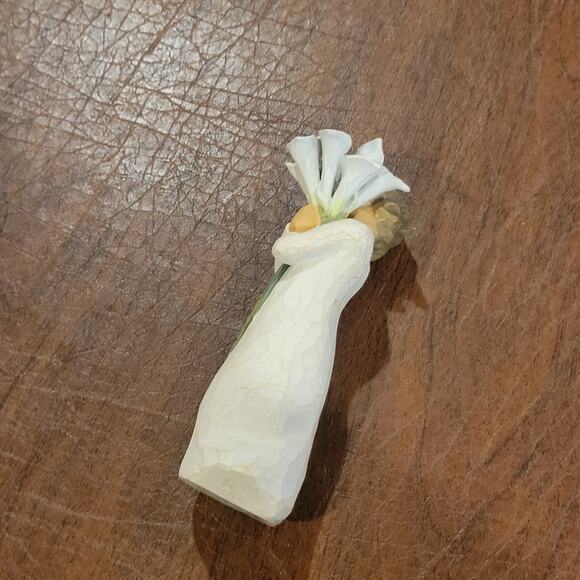 Demdaco Willow Tree White 2010 Beautiful Wishes Susan Lordi Angel Figurine - Picture 5 of 9